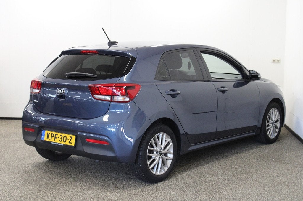 Kia Rio 1.2 CVVT ExecutiveLine (bj 2017), Auto's, Kia, 83 pk, Euro 6, 4 cilinders, Blauw