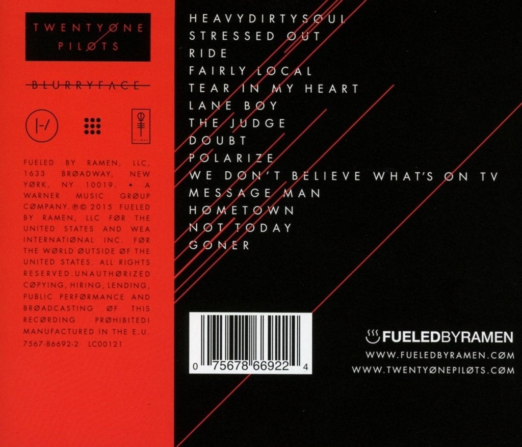 Twenty One Pilots - Blurryface - CD, Ophalen of Verzenden, Nieuw in verpakking, Album