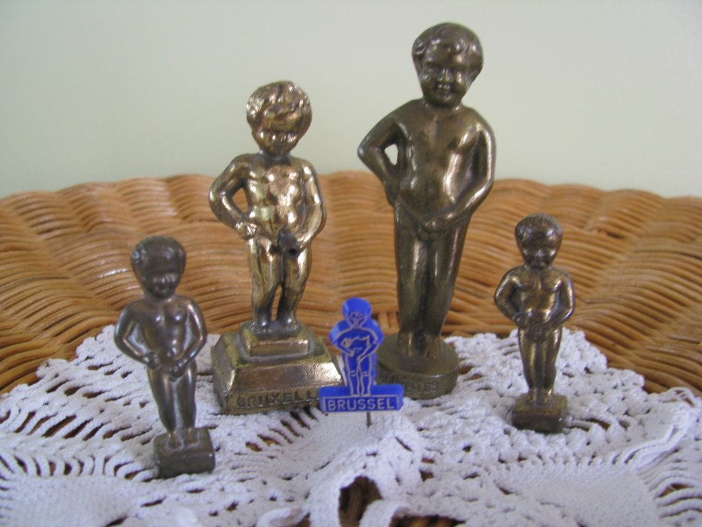 Manneke Pis * Brussel België * alles in 1 koop voor ;, Antiek en Kunst, Ophalen of Verzenden