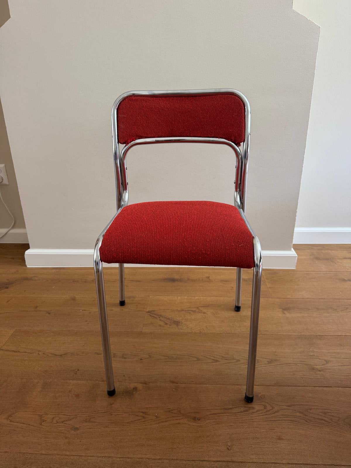 Bauhaus stijl eetkamerstoelen 8x, Ophalen, Gebruikt, Bauhaus, Stof