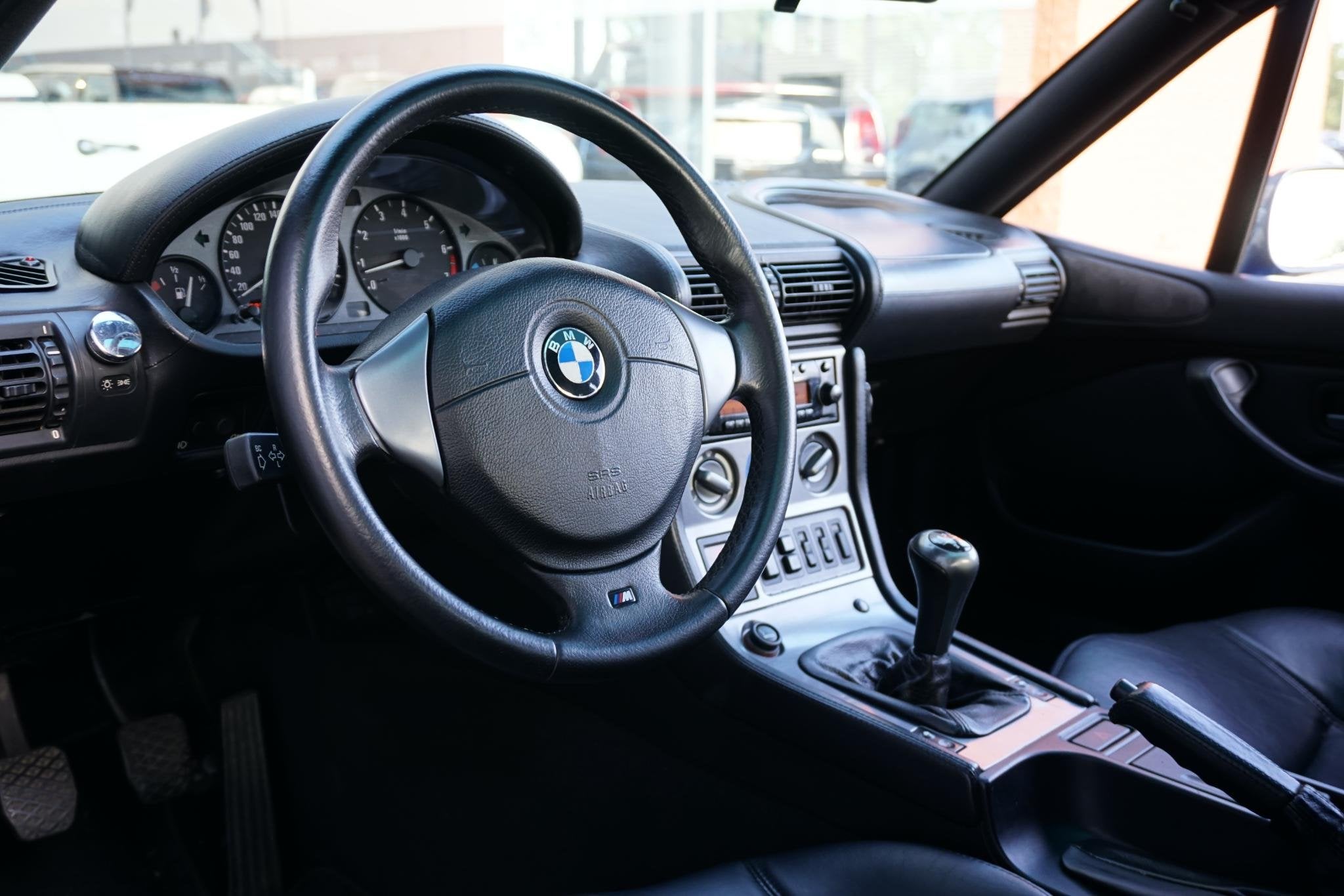 BMW Z3 Coupé 2.8 193PK *TOPASBLAU* + PANORAMA / AFN. TREKHA, Auto's, Achterwielaandrijving, Gebruikt, Zwart, Blauw