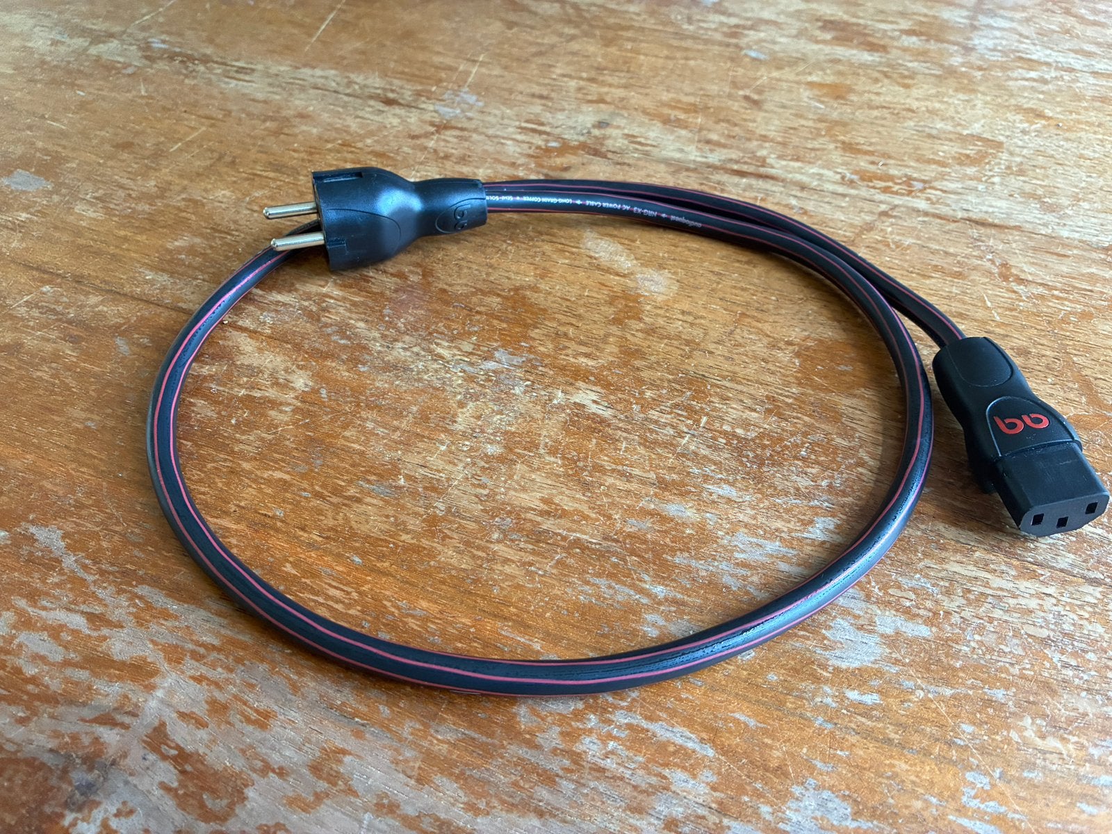 AudioQuest NRG-X3 AC Power Cable  netkabel voor HiFi - Video, Ophalen of Verzenden, Gebruikt, Minder dan 2 meter, Overige kabels