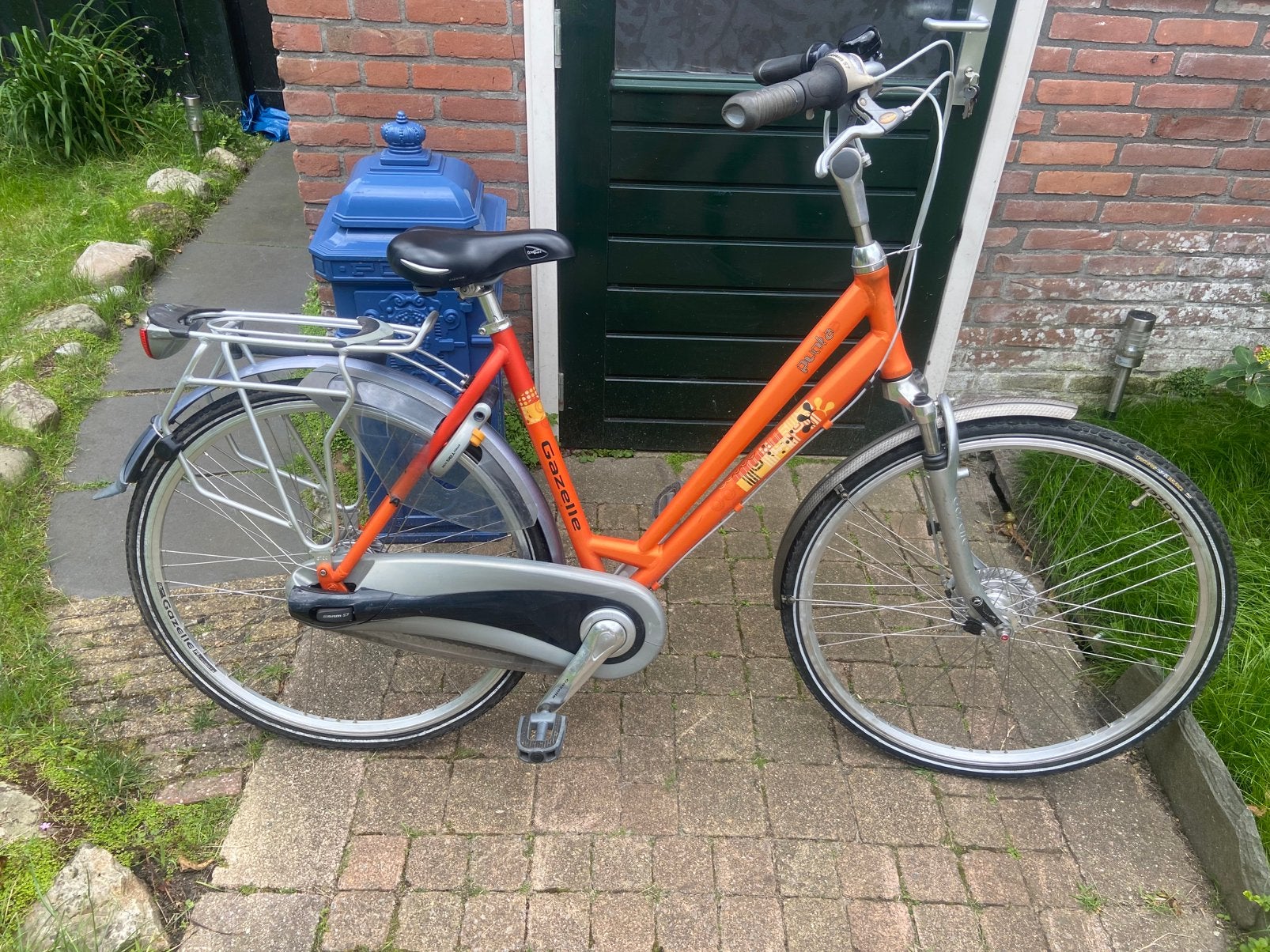 Zeer nete gazelle dames fiets, Fietsen en Brommers, Ophalen, Zo goed als nieuw, Gazelle, Versnellingen