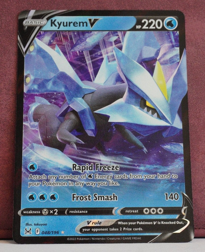 Kyurem V 048-196 Lost Origin Pokémon Kaart, Ophalen of Verzenden, Nieuw, Losse kaart