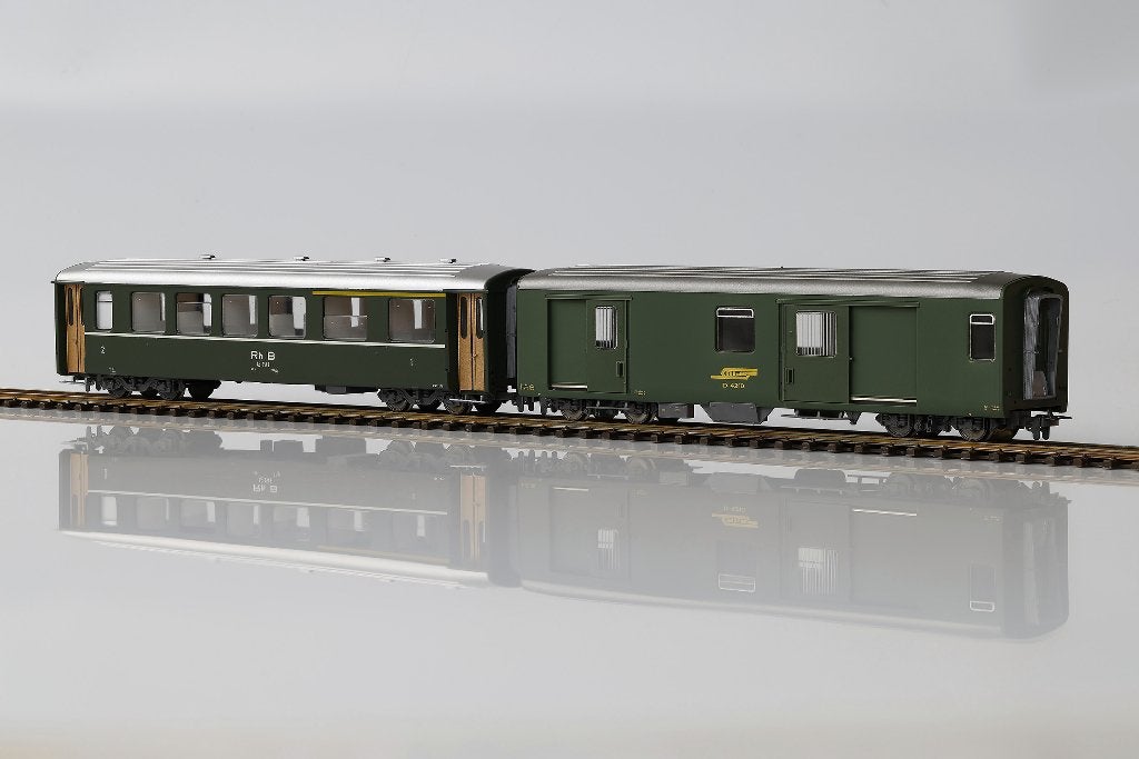 Nieuwe Bemo Rh.B. Bagagewagon D 4213 (groen), H0m, Hobby en Vrije tijd, Overige merken, Gelijkstroom, Ophalen of Verzenden, Analoog