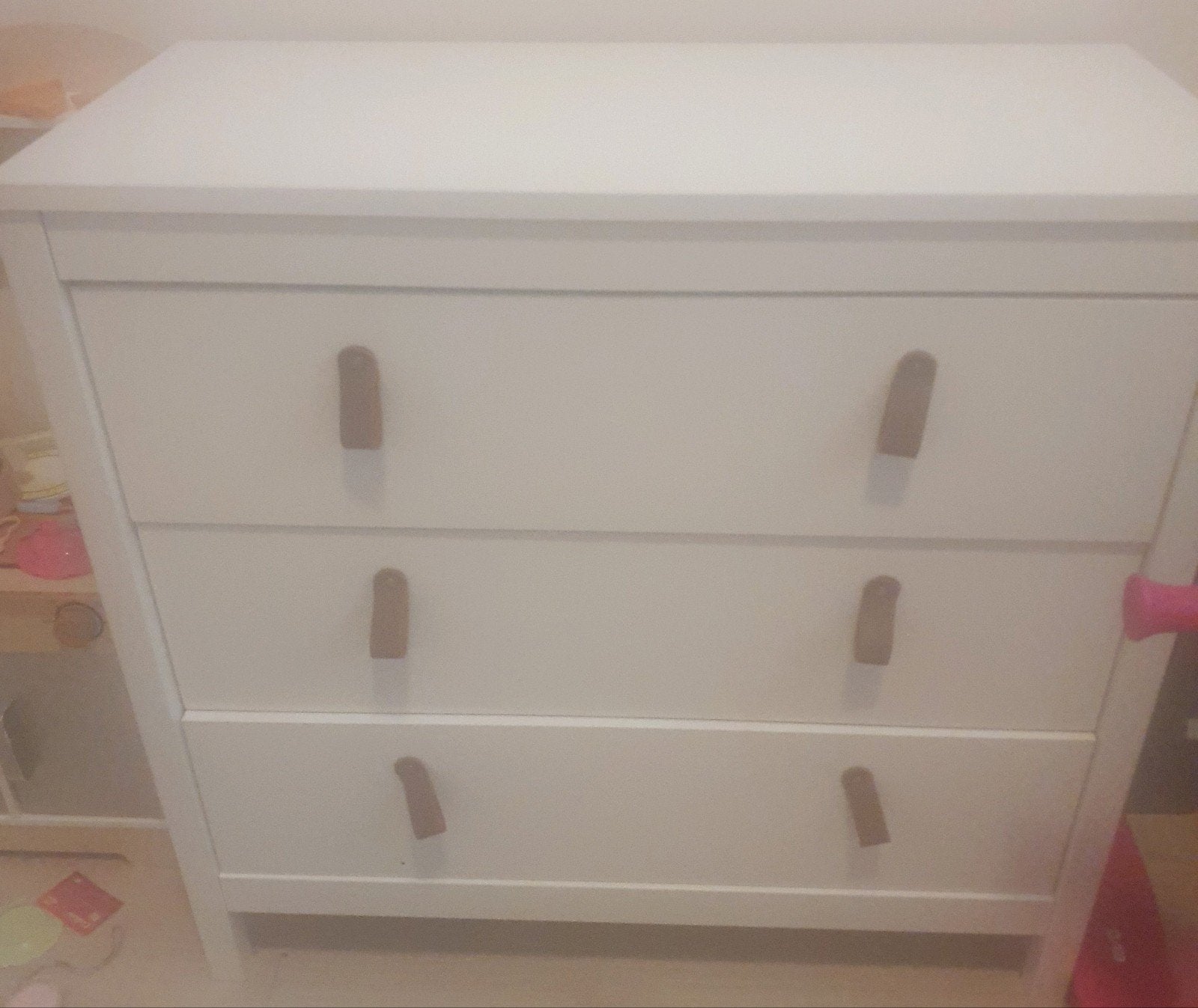 commode kast, Huis en Inrichting, Ophalen, Minder dan 50 cm, Eikenhout, 3 of 4 laden