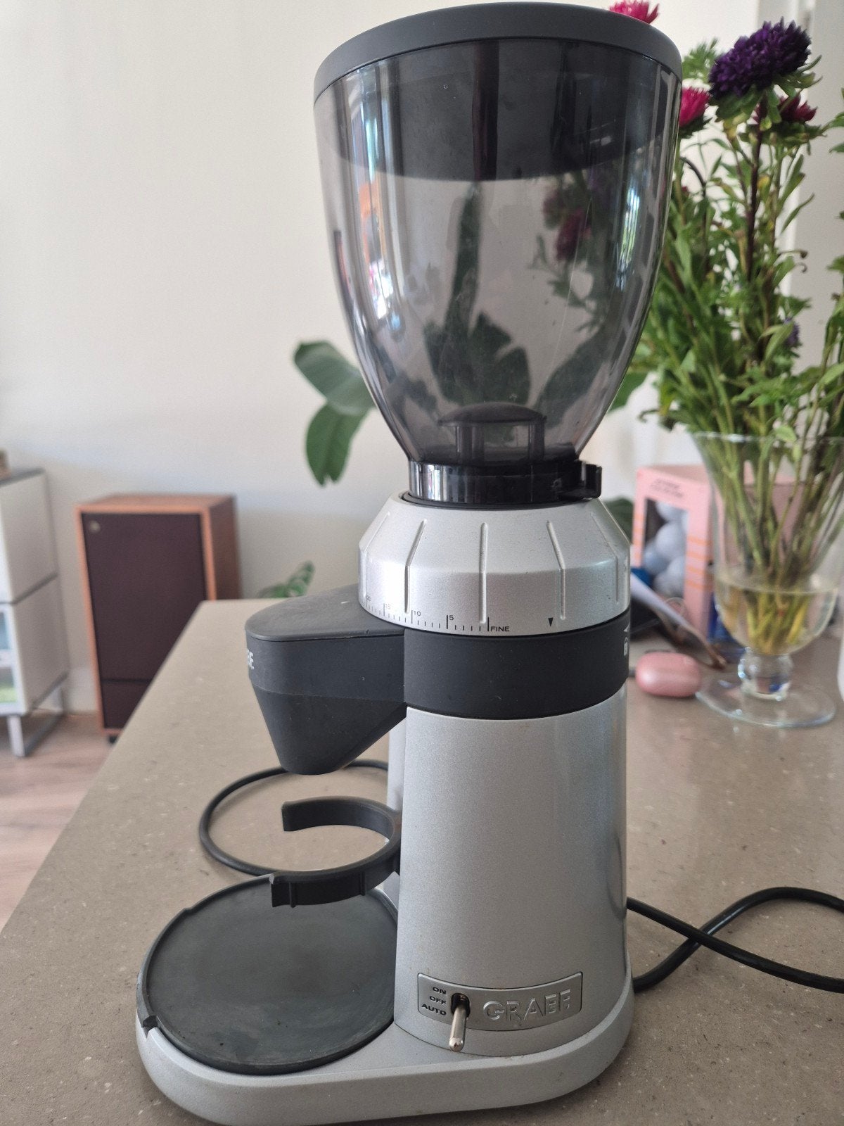 Graef koffiemolen CM800 met maatbeker en kwastje, Ophalen of Verzenden