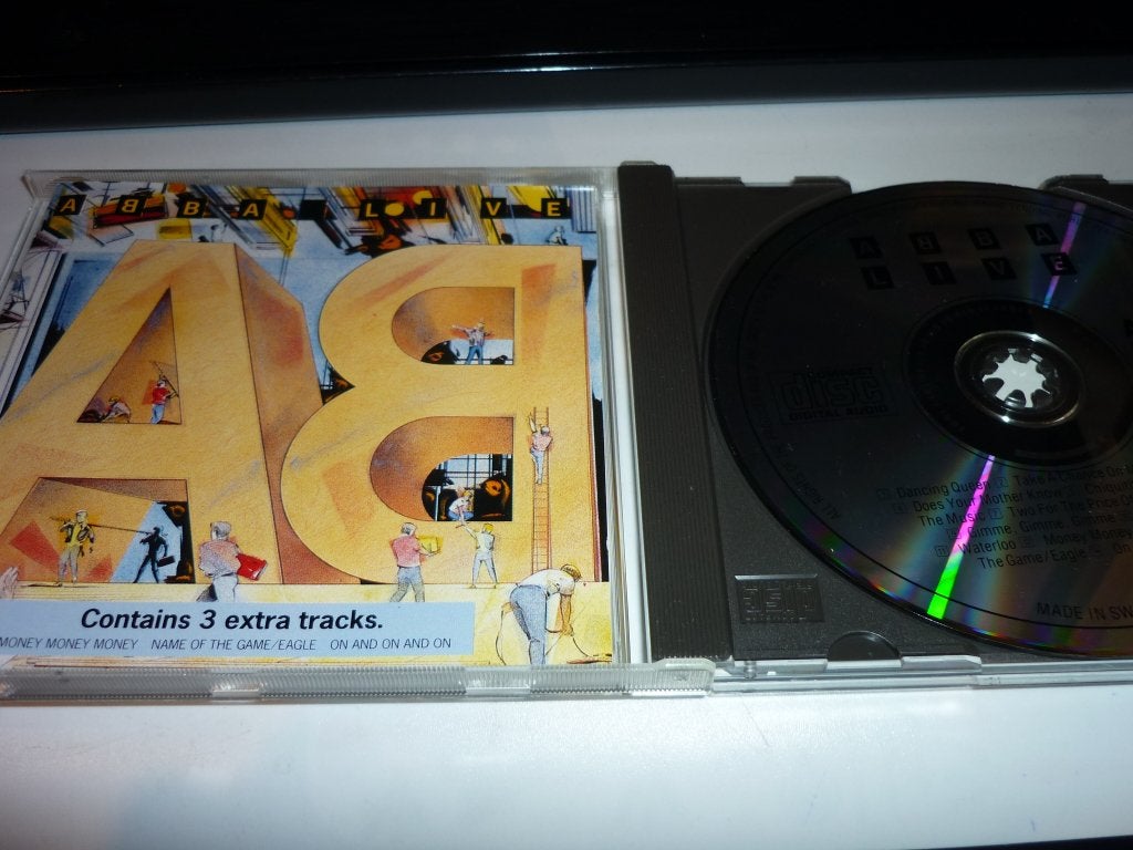 ABBA Live CD - Met 3 extra tracks, Gebruikt, Pop, Inclusief boekje, Ophalen of Verzenden