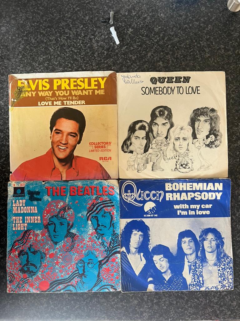 Vinyl Singles: Elvis, Queen, The Beatles - Collectors Items, Cd's en Dvd's, Vinyl Singles, Gebruikt, Pop, Originele persing, Ophalen of Verzenden