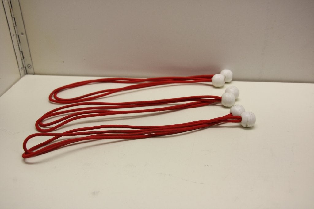 Zeilbinders met ballen aan beide uiteindes. Set van 3., Ophalen of Verzenden, Zo goed als nieuw, Toebehoren, Minder dan 15 m²