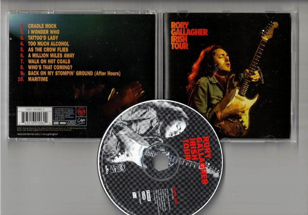 RORY GALLAGHER CD Irish Tour, Ophalen of Verzenden, Zo goed als nieuw, Poprock