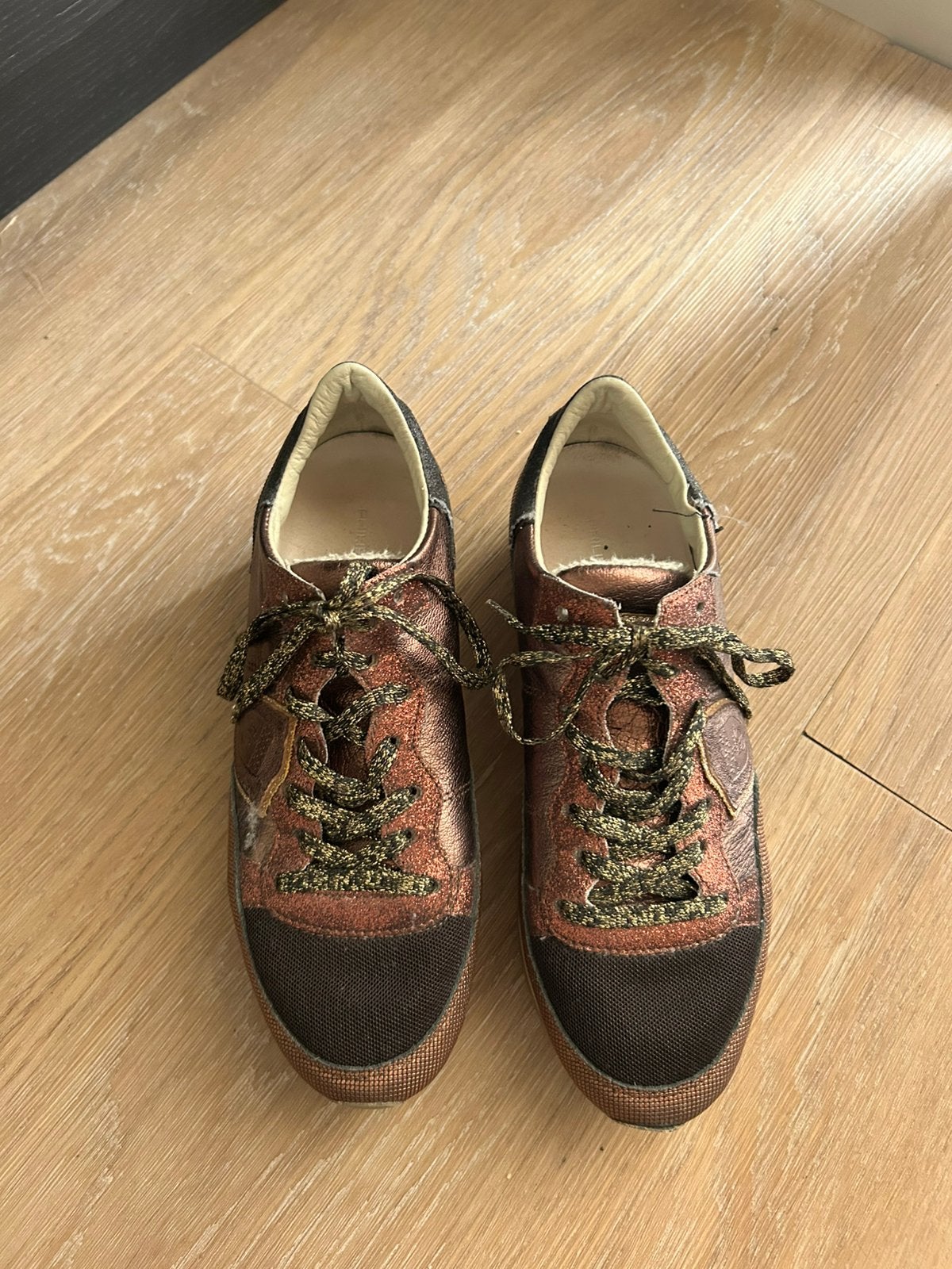 Philippe model sneakers met plateauzool, Kleding | Dames, Schoenen, Ophalen of Verzenden, Gedragen, Overige kleuren, Sneakers of Gympen