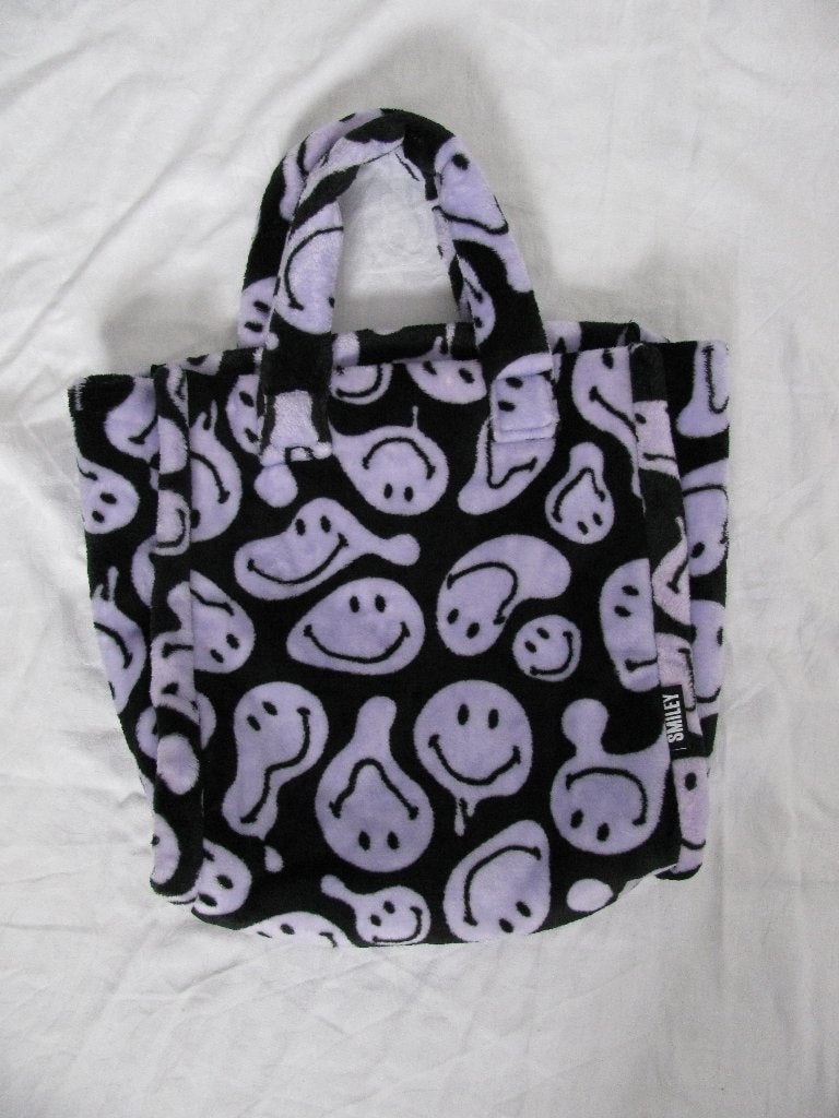 Tas / shopper van imitatiebont, Smiley, ongebruikt, Verzenden, Nieuw, Overige kleuren, Shopper