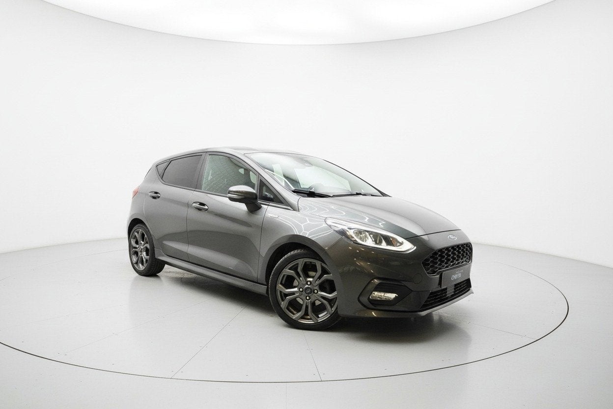 Ford Fiesta 1.0 EcoBoost ST Line 5DRS AUTOMAAT PDC LED KEYL, Gebruikt, Zwart, Origineel Nederlands, Bedrijf