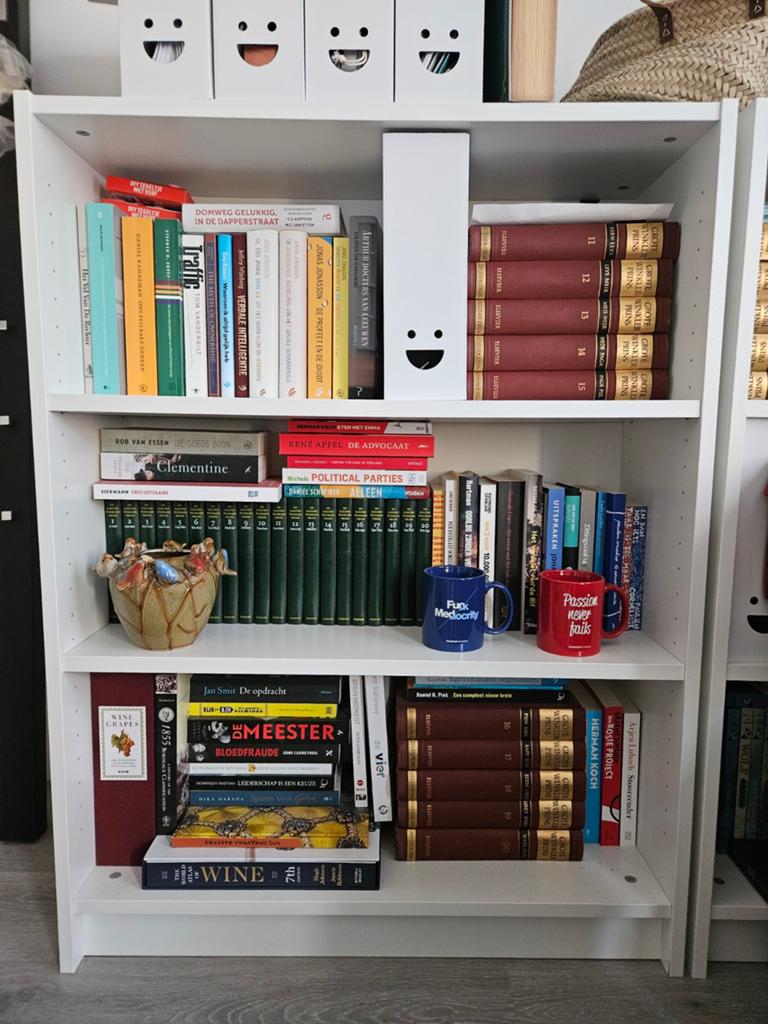 4x IKEA Billy Boekenkasten Wit - 80x28x106 cm, Ophalen, Met plank(en), Gebruikt, 100 tot 150 cm