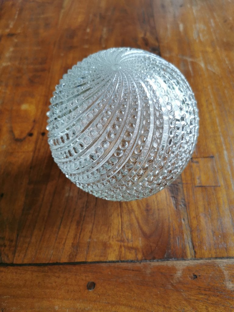 Glazen lampenbol, Plafondlamp, Art deco, 15 cm, Ophalen of Verzenden