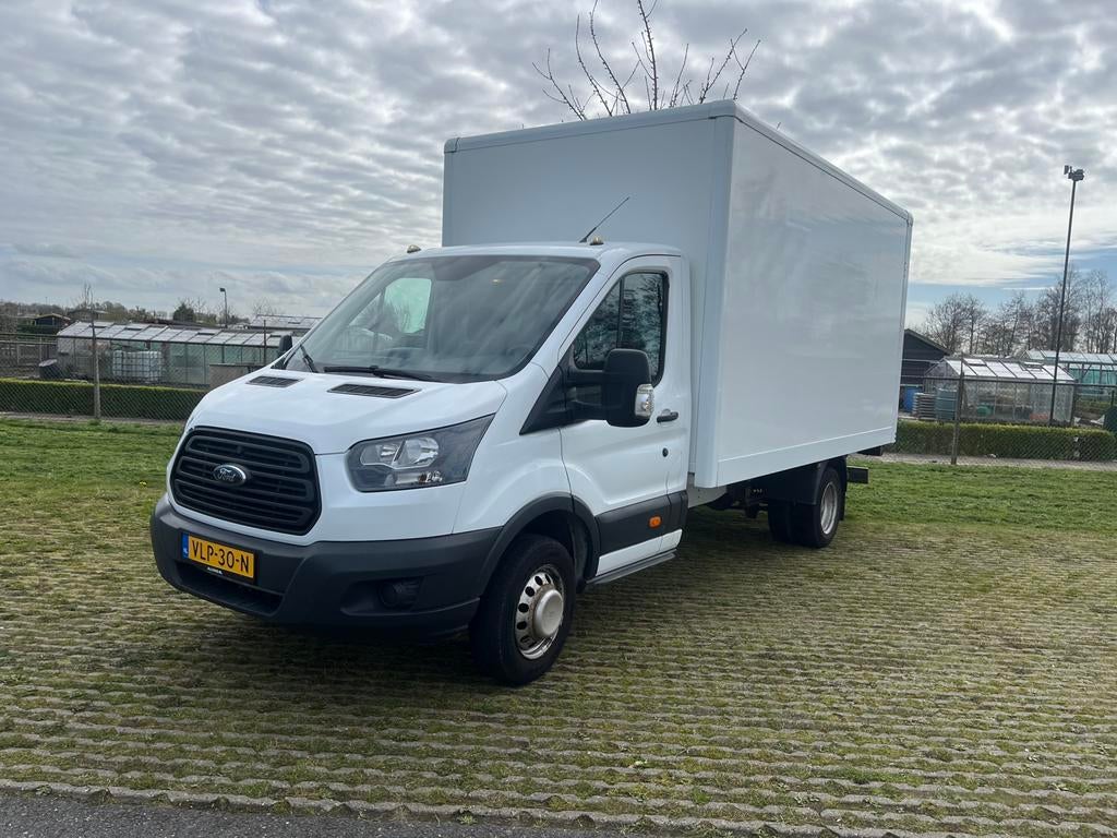 Ford  Transit met laadklep en dubbel lucht, 1995 cc, 4 cilinders, 2800 kg, Wit