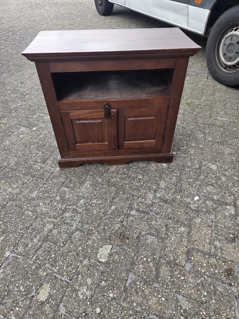 Te koop antiek tv kastje, Ophalen, Gebruikt, 50 tot 100 cm, Minder dan 100 cm