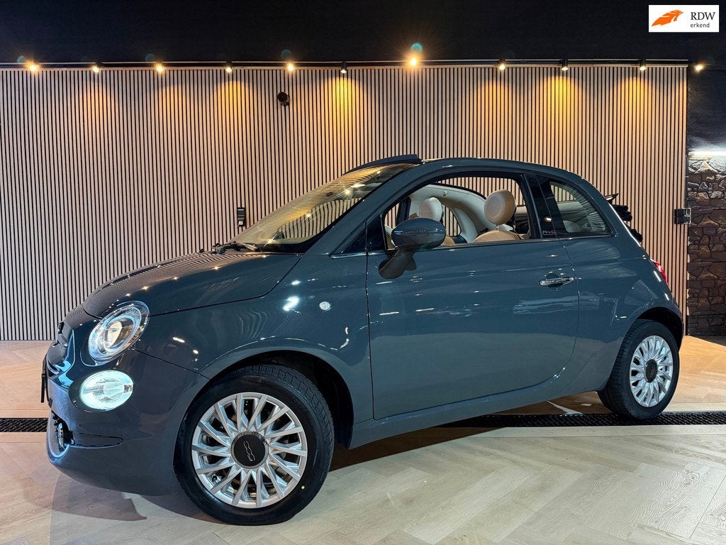 Fiat 500 C Nardo | Stoelverwarming | Bluetooth, Auto's, USB, Gebruikt, Beige, 4 cilinders