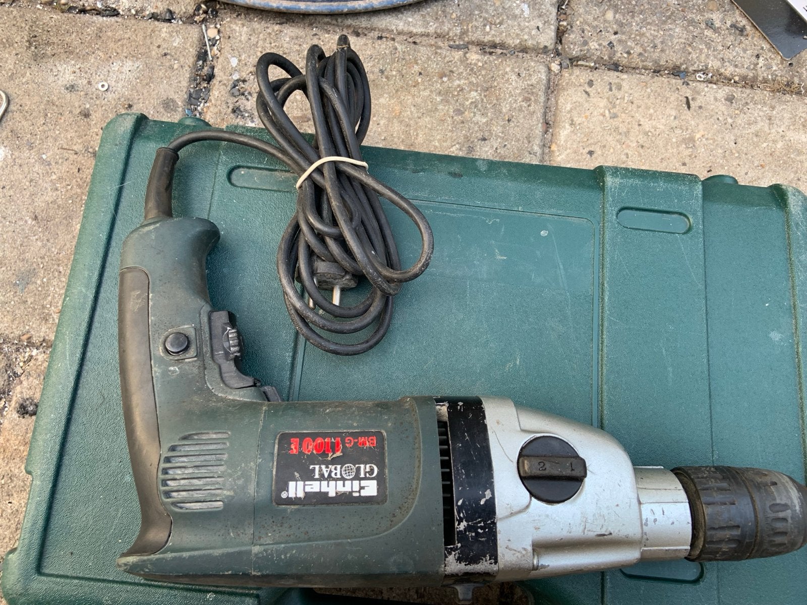Einhell Global Boormachine BT-ID 1000 E met koffer, Boormachine, Ophalen of Verzenden, Klopboormechanisme, Gebruikt
