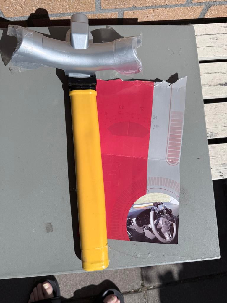 Auto stuurslot 2 sleutels., Ophalen of Verzenden, Nieuw