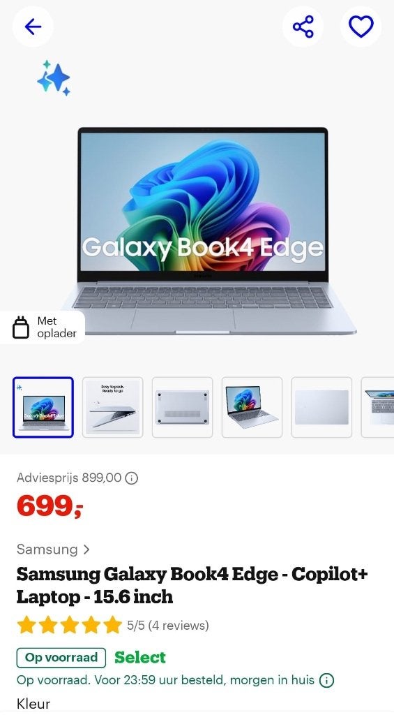 Laptop Samsung, Ophalen of Verzenden, Gebruikt, 15 inch, 2 tot 3 Ghz