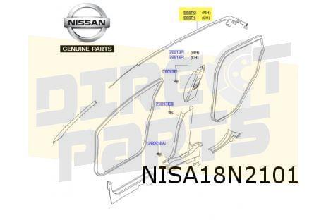 Nissan Qashqai gordijnairbag Links Origineel! 985P14EA0A, -, -, Nieuw, Ophalen of Verzenden