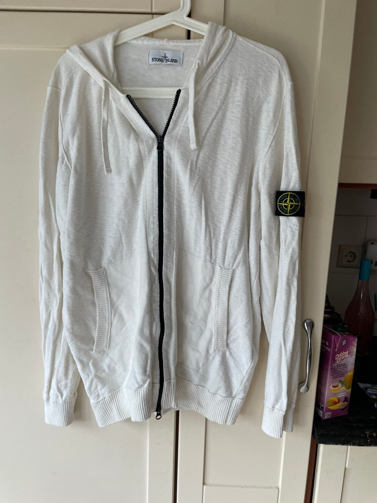 Sweater vest van stone island, Ophalen of Verzenden, Zo goed als nieuw, Maat 56/58 (XL), Wit