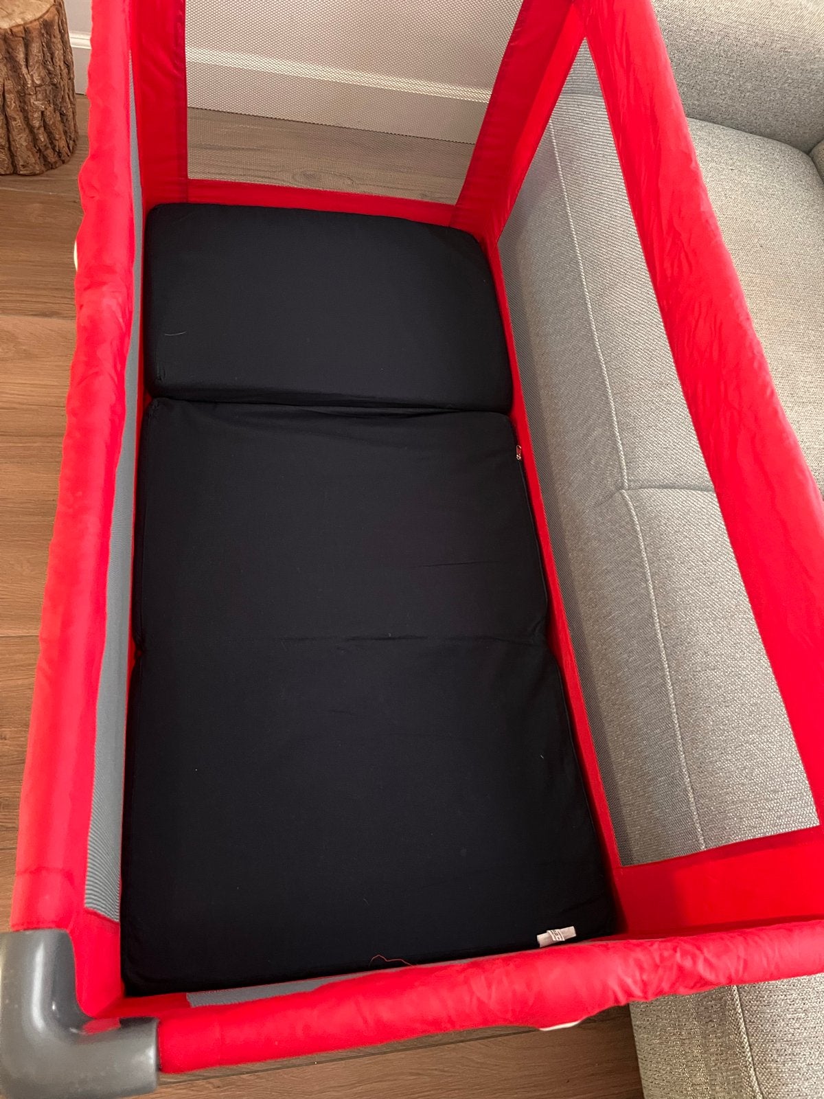 Stevige opklapbaar matras voor campingbedje - Linden, Ophalen, Zo goed als nieuw, Minder dan 140 cm, Matras