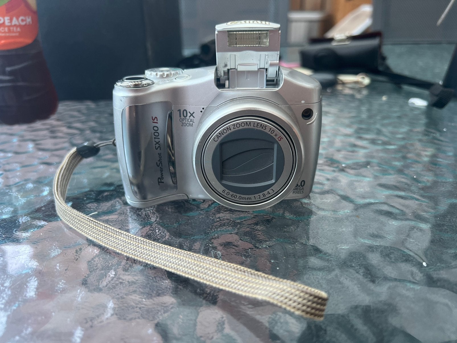 Canon PowerShot SX100 IS - digitale camera / digicam, 8 megapixels, Beeldstabilisatie, Gebruikt, Canon