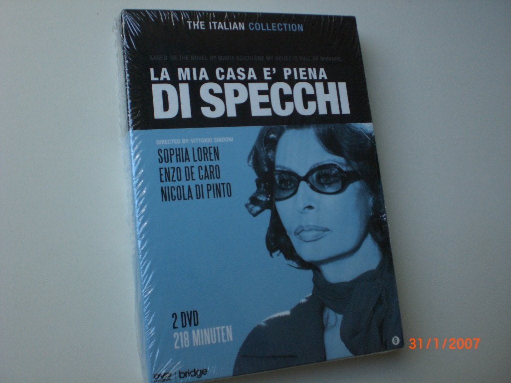 2 disc dvd La Mia Casa E'Piena Di Specchi Sophia Loren, Nederlands, Zo goed als nieuw, Italiaans, Vanaf 6 jaar