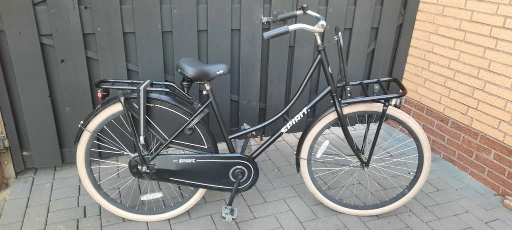 Meisjes fiets 26 inch Spirit zwart, Fietsen en Brommers, Minder dan 47 cm, Ophalen of Verzenden, Gebruikt