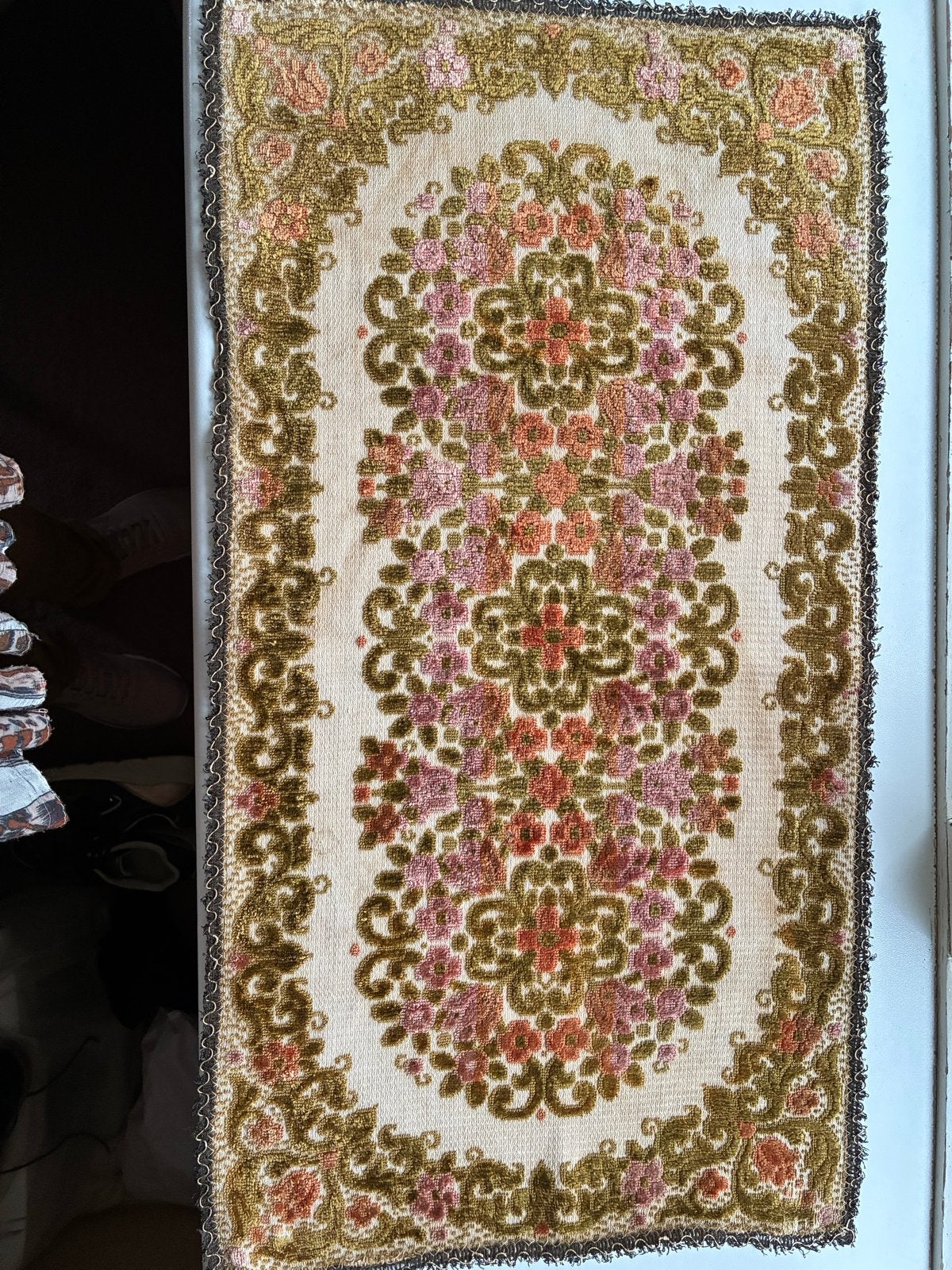 Oud-Hollands Kleedje / Tafelmeubel Loper - Vintage Design, Ophalen of Verzenden