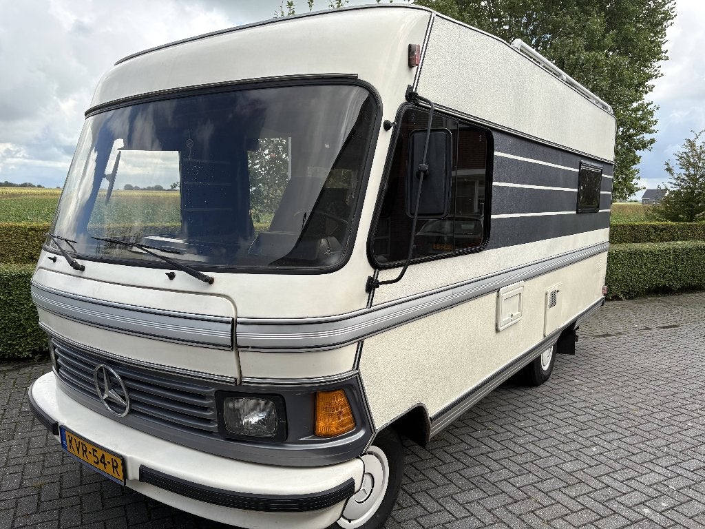 Hymer B540 Mercedes-Benz 1981 Belastingvrij Integraal Camper, Integraal, Chemisch toilet, Brandblusser, Mercedes-Benz