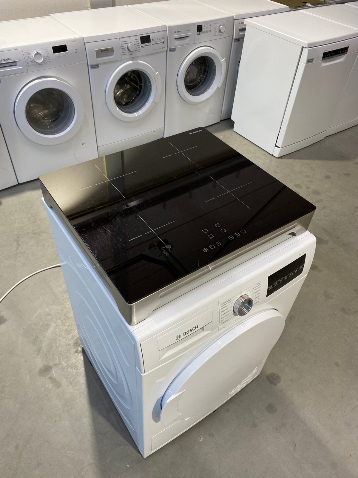 Inventum Vrijstaande InductieKookplaat 1 Fase Nette Staat!, Witgoed en Apparatuur, Ophalen, 4 kookzones, Zo goed als nieuw, Energieklasse A of zuiniger