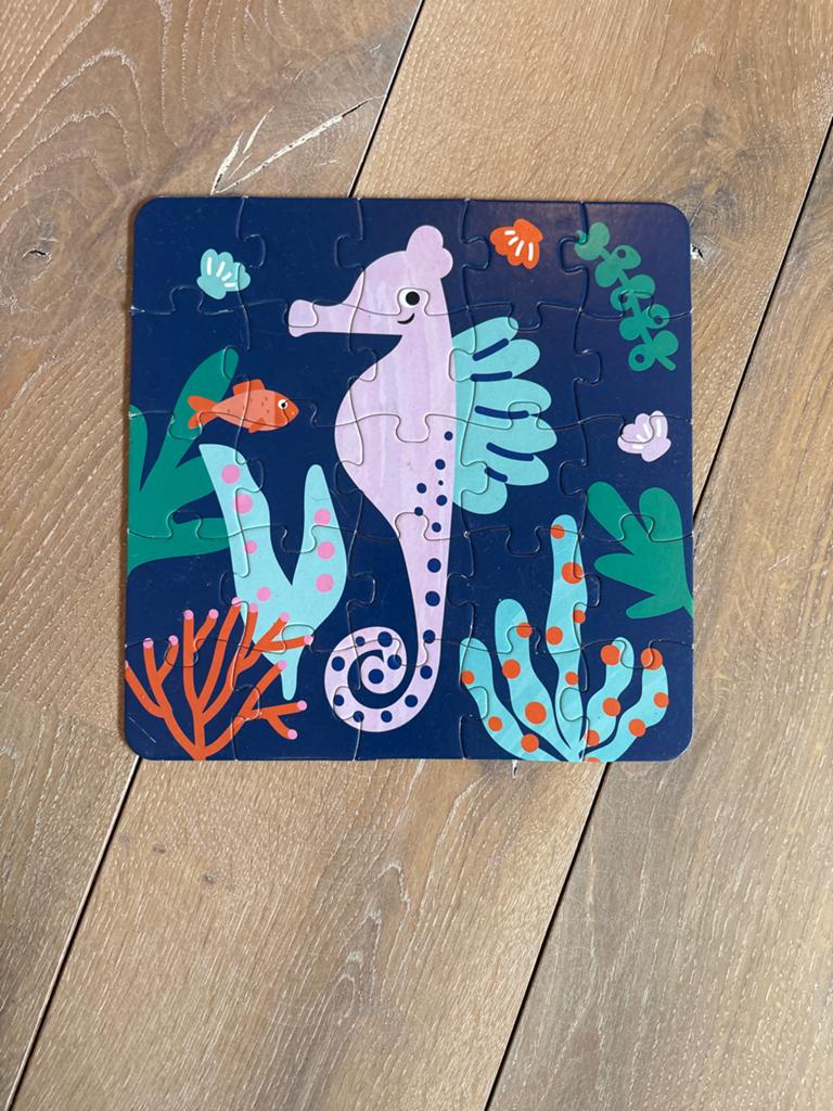 Leuke puzzel zeepaardje voor kindjes, Ophalen, Zo goed als nieuw