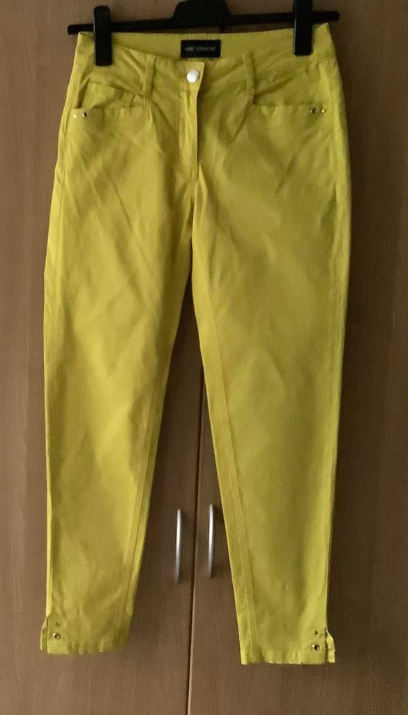 Broek mt 36.      Amy Vermont.   Nieuw., Kleding | Dames, Verzenden, Geel, Nieuw, Maat 36 (S)