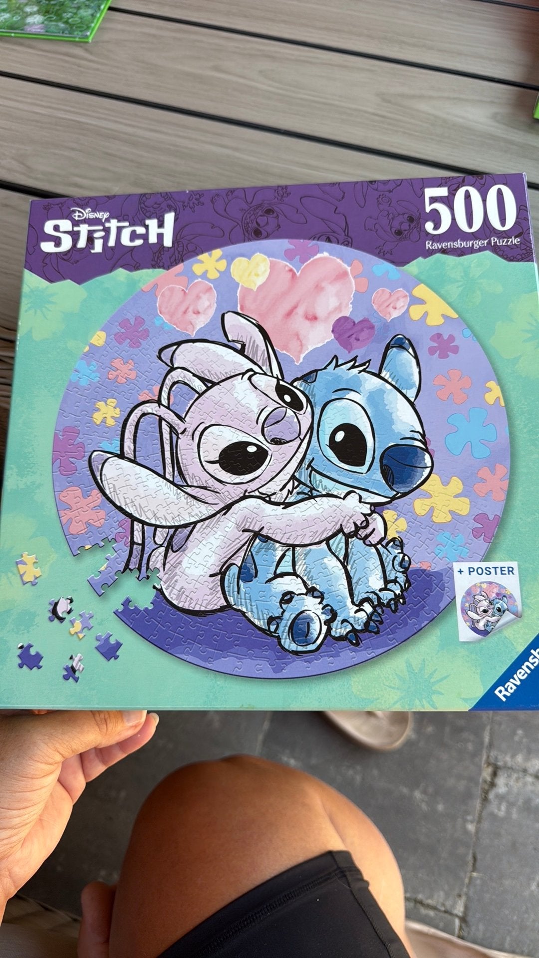 Complete puzzel van Stitch., Ophalen, Zo goed als nieuw, Jongen of Meisje