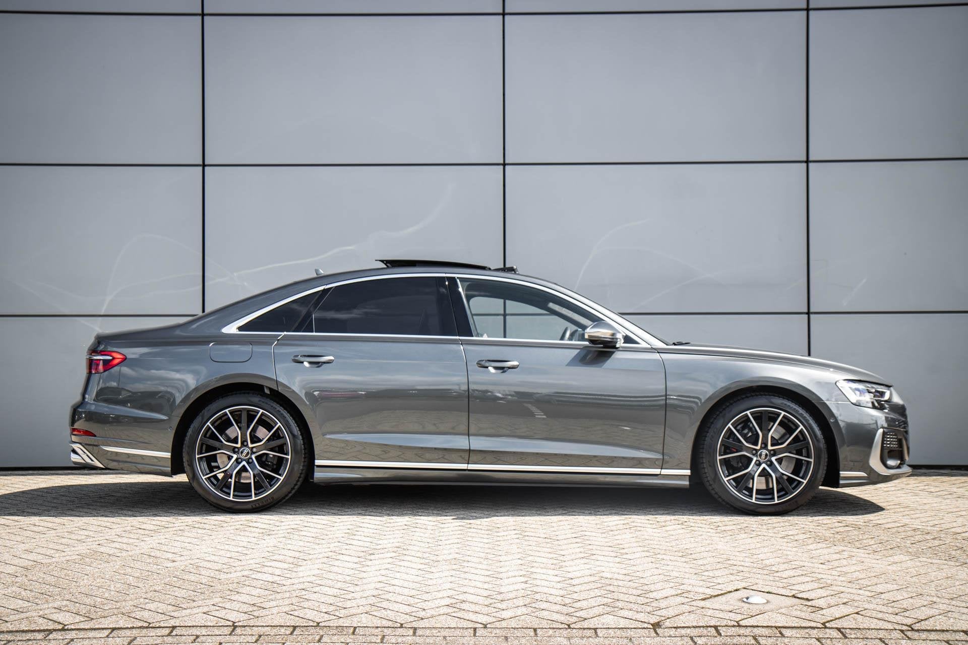 Audi S8 4.0 TFSI 571pk quattro | Panoramadak | B&O | Stoelma, Automaat, Adaptive Cruise Control, Gebruikt, Leder
