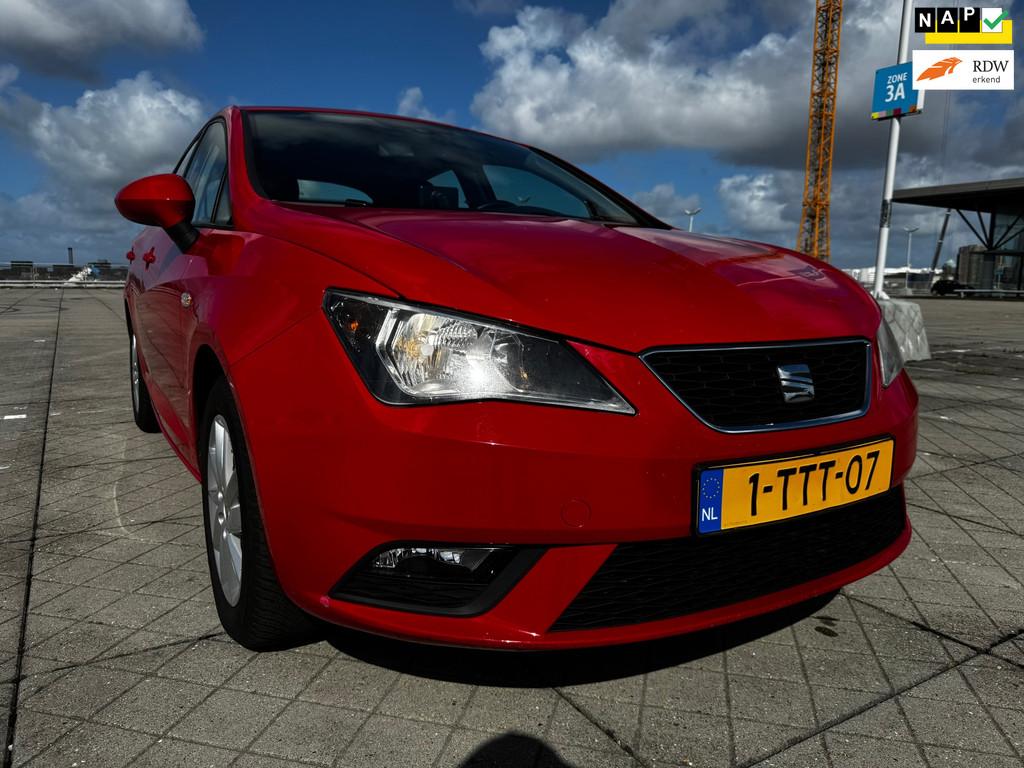 Seat Ibiza 1.2 TSI Enjoy CLIMA CRUISE GARMIN NAP, Auto's, Seat, Voorwielaandrijving, Euro 5, Zwart, Ibiza
