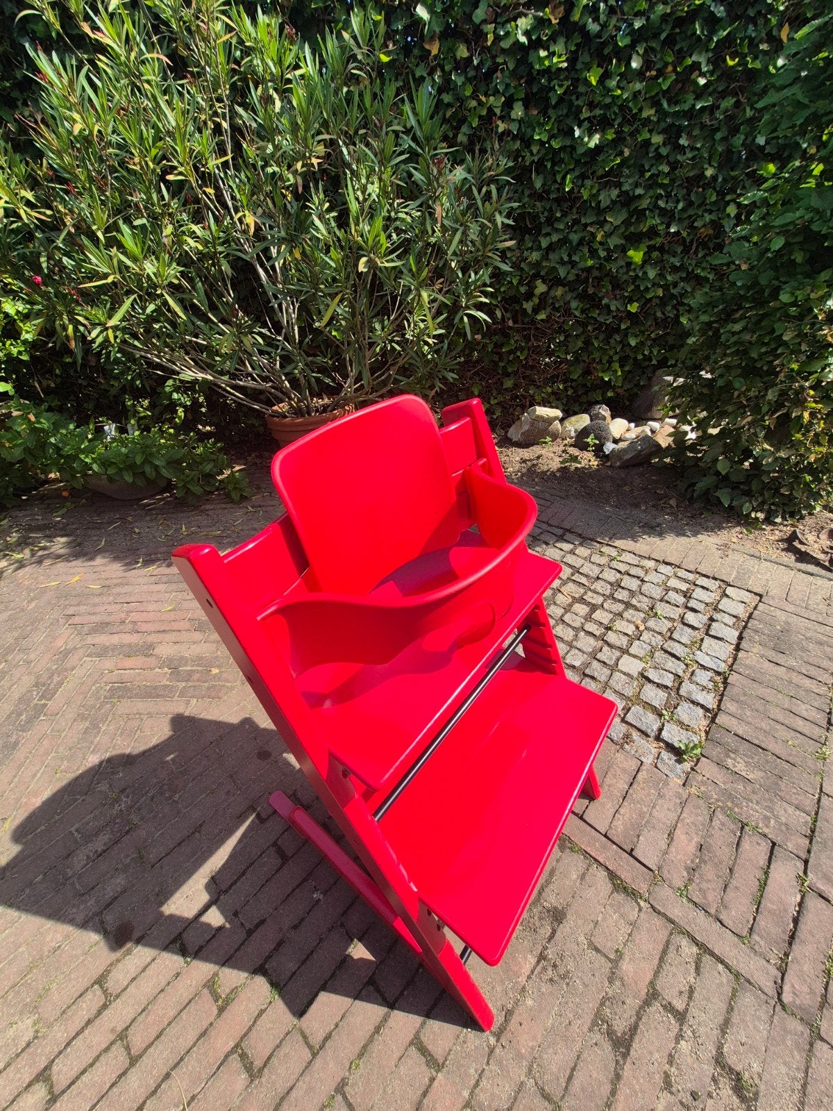 Stokke Tripp Trapp kinderstoel - origineel rood, Ophalen, Zo goed als nieuw, Meegroeistoel