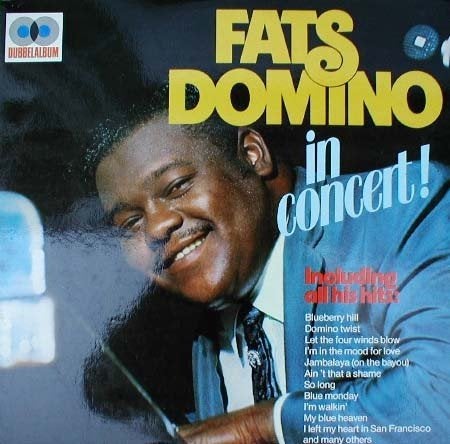 LP - Fats Domino ‎– In Concert!, Gebruikt, Ophalen of Verzenden, Poprock, Dubbel-LP