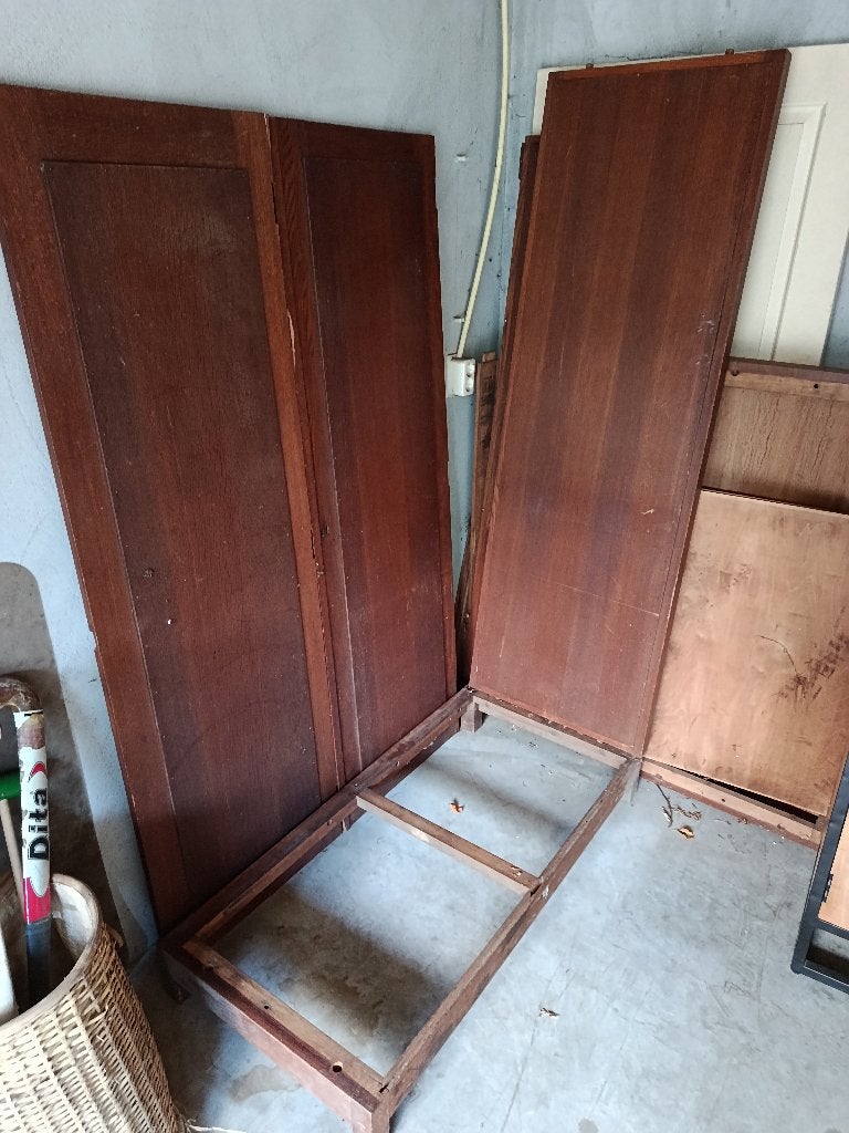 linnenkast, Huis en Inrichting, Ophalen, Gebruikt, 100 tot 150 cm, Eiken