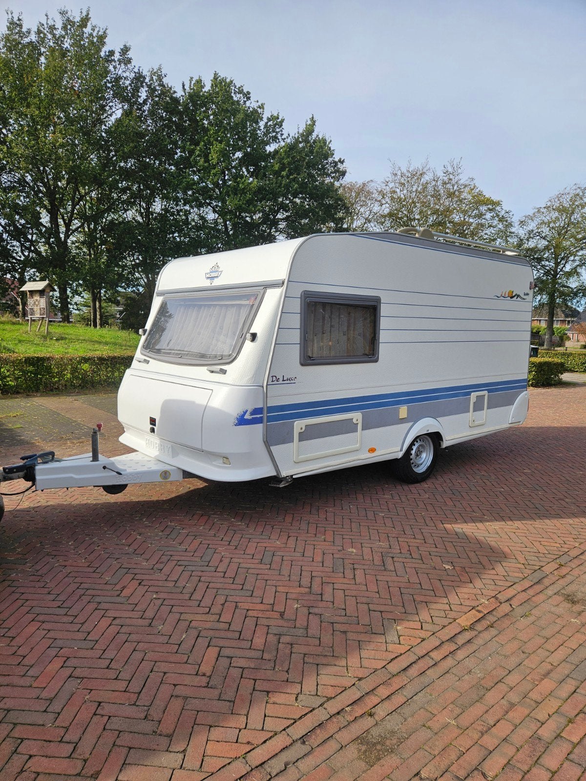 Hobby 400 Kb De Luxe Stapelbed Voortent / Luifel, Caravans en Kamperen, Hobby, Bedrijf, 4 tot 5 meter, Tot en met 4