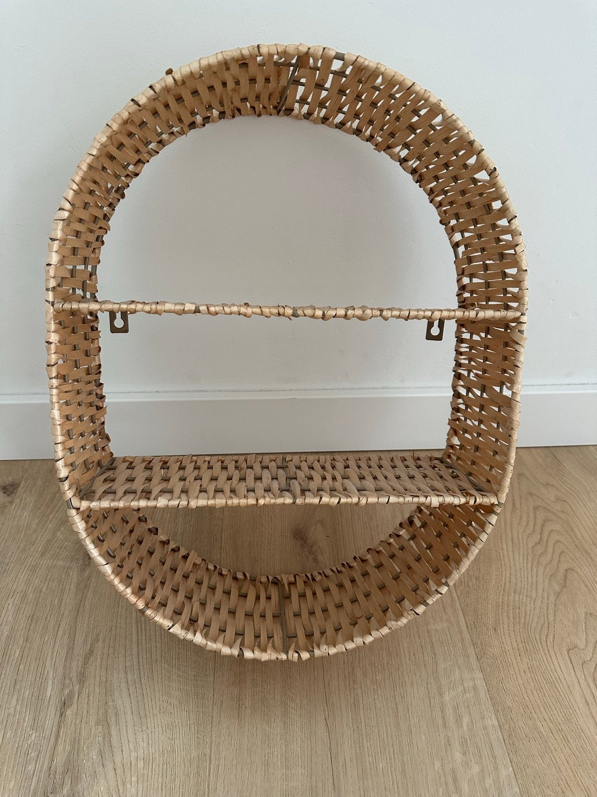 Rotan wandrek ovaal - Vintage look, Ophalen of Verzenden, Zo goed als nieuw