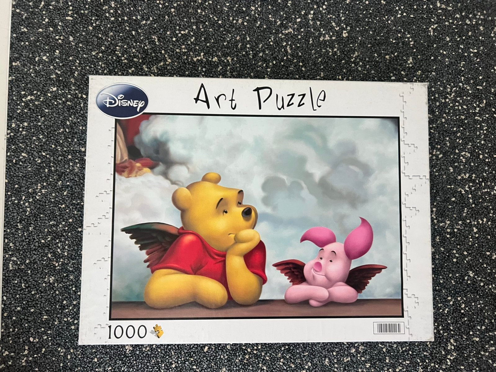 Disney Art puzzel 1000 stukjes Pooh Angels, Ophalen of Verzenden, 500 t/m 1500 stukjes, Zo goed als nieuw