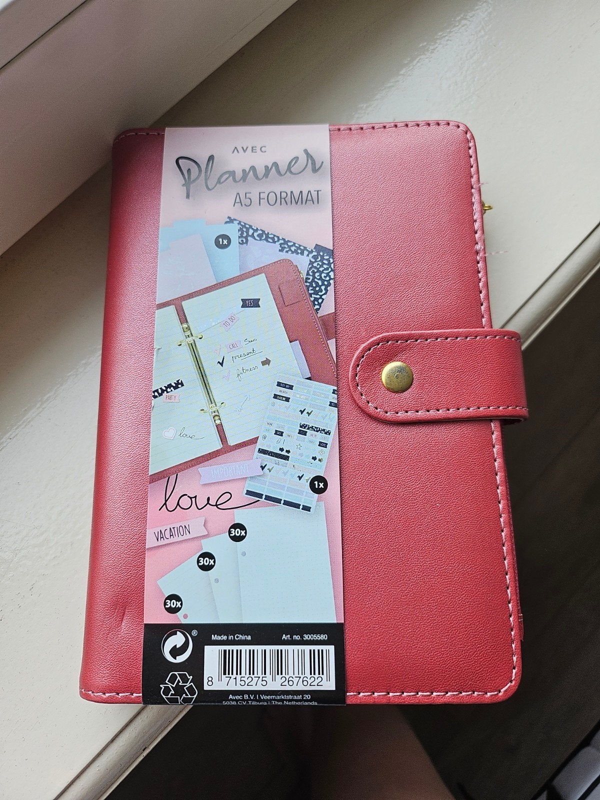 Planner A5 formaat, Ophalen, Nieuw