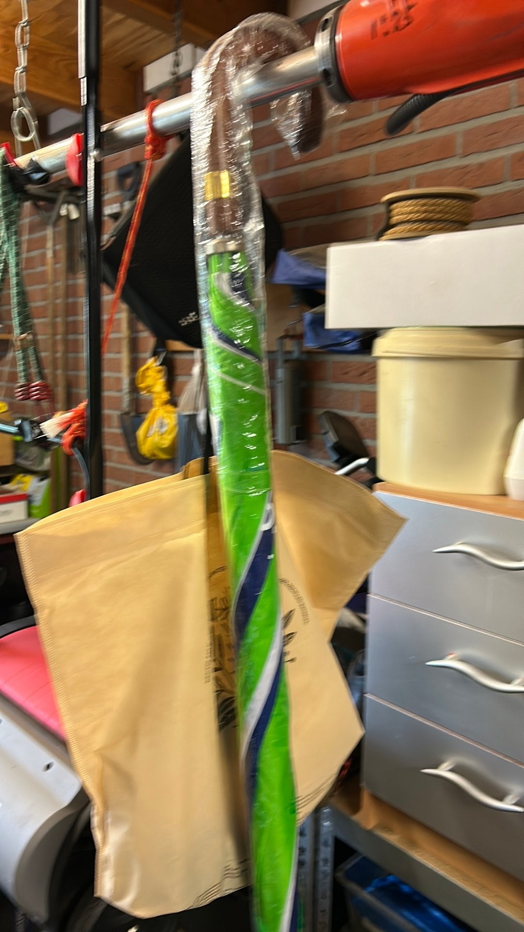 Nieuwe paraplu, Ophalen, Zo goed als nieuw, Groen