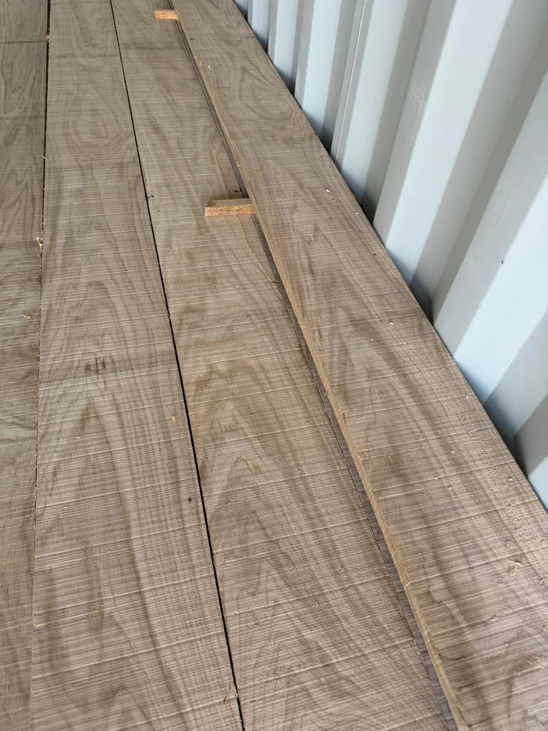 18 eiken planken 360x20x2,5 cm 30€ per stuk, Ophalen, Zo goed als nieuw, 250 cm of meer, Planken