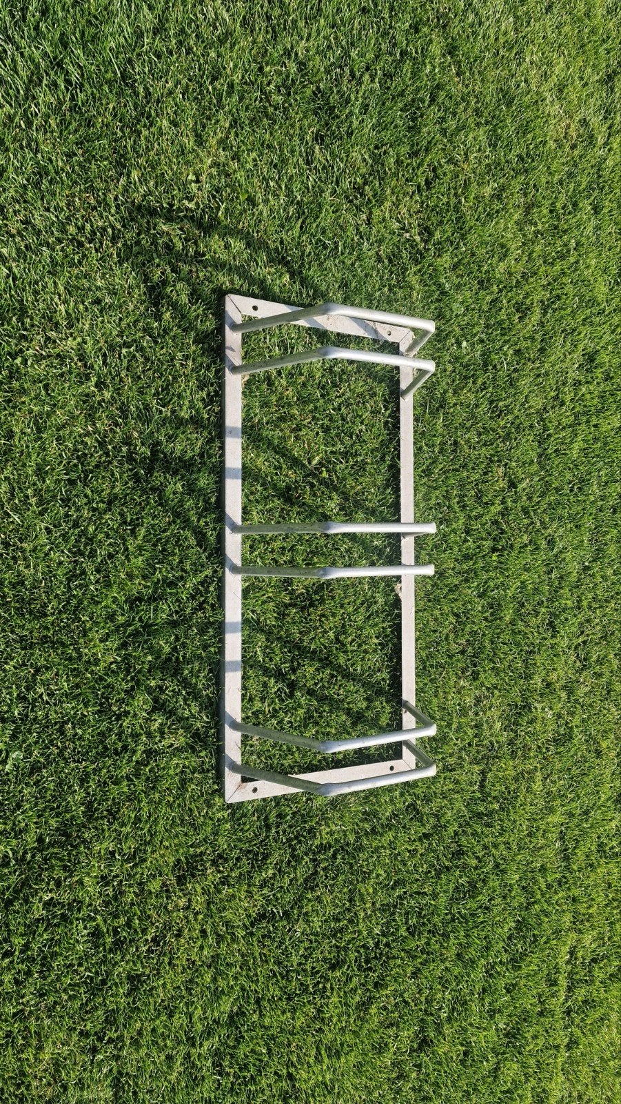Stevige fietsenrek voor 3 fietsen - wandmontage, Ophalen, Gebruikt